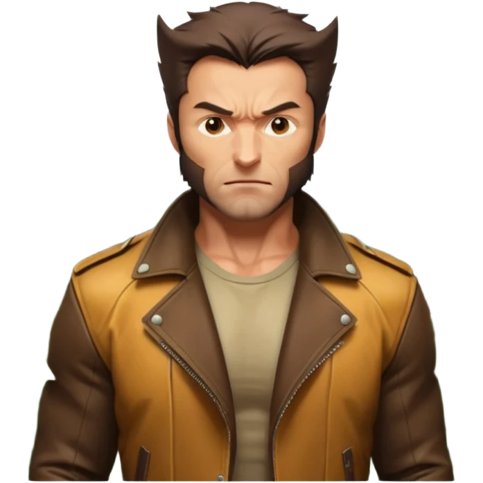 Wolverine in forest  emoji