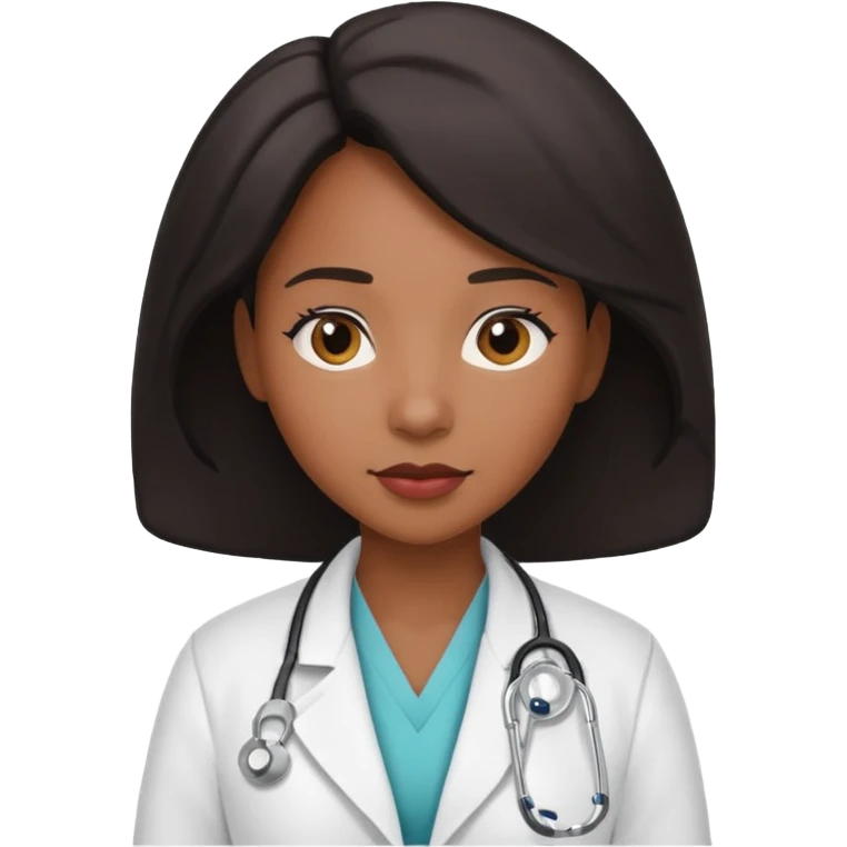 black female hotel doctor emoji