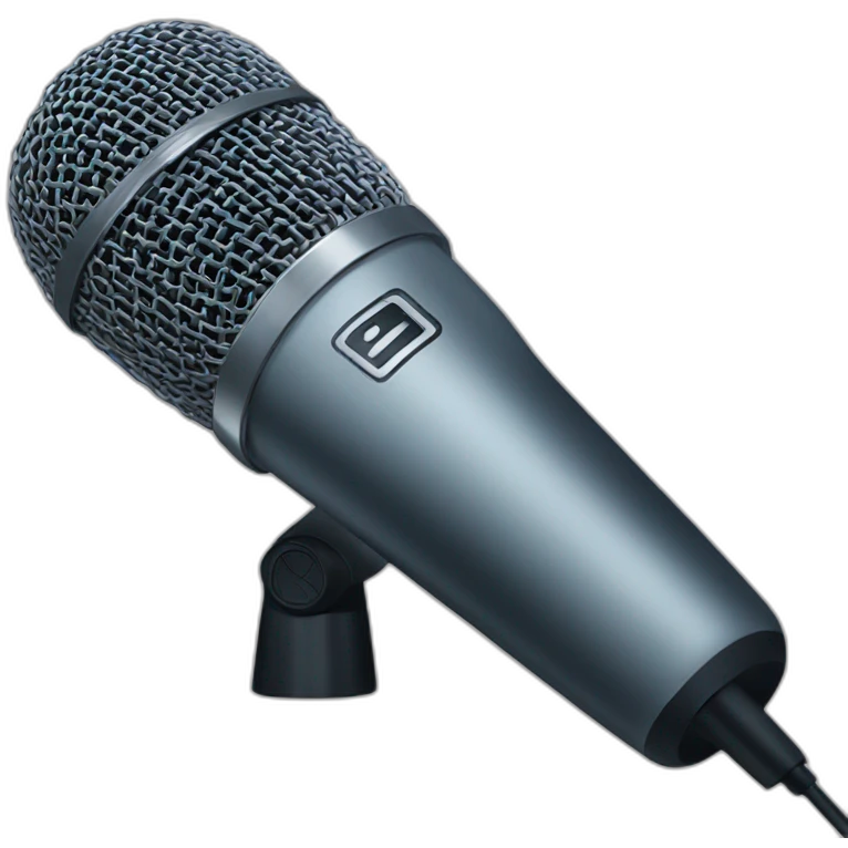 Shure microphone emoji