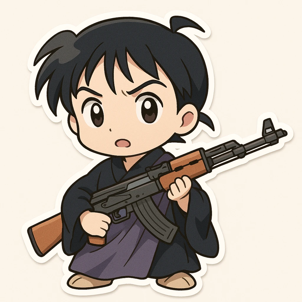 Miroku take ak 47 emoji