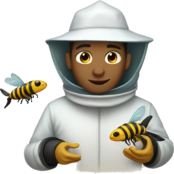 Beekeeper with Shark emoji