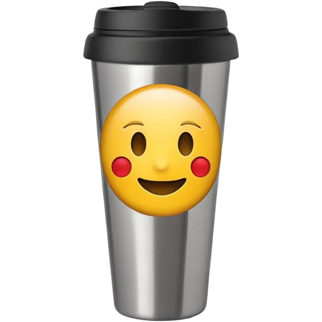 travel mug, Negative : Emoji emoji