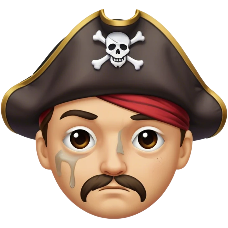 海盗哭泣 emoji