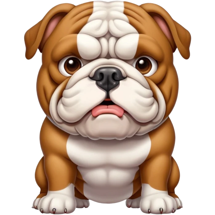 Bull dog emoji