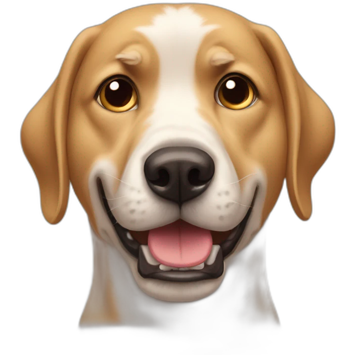 exasperated dog emoji