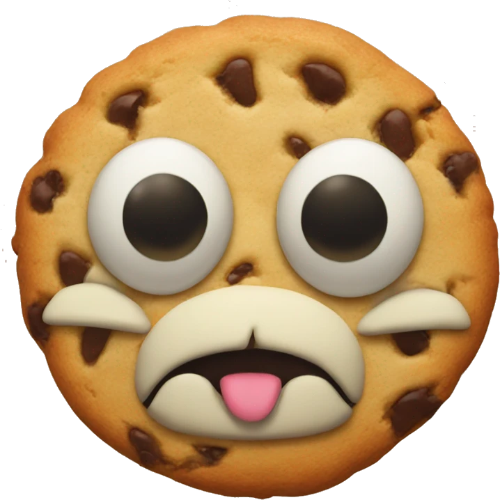 Cat Cookie face Monster emoji