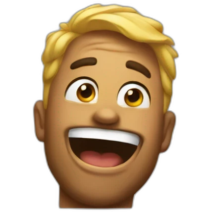 Laugh so hard emoji