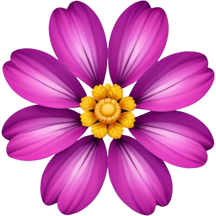A vibrant, colorful flower emoji
