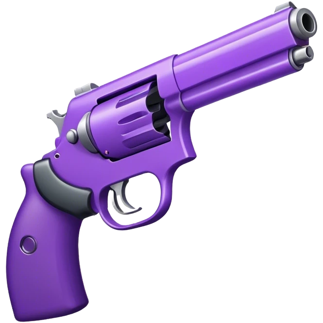 Purple gun emoji