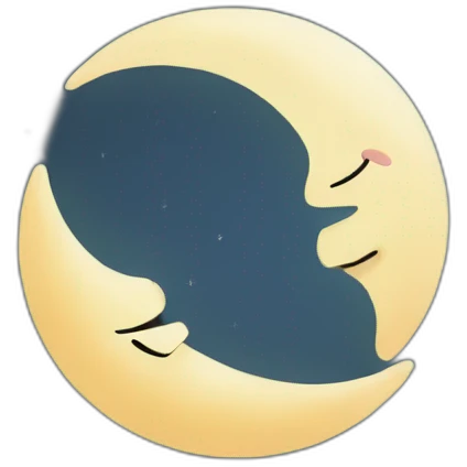 do not disturb moon crescent emoji