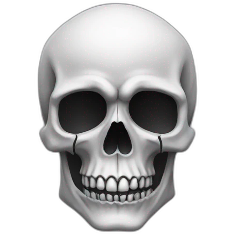 skull goth jewelry emoji