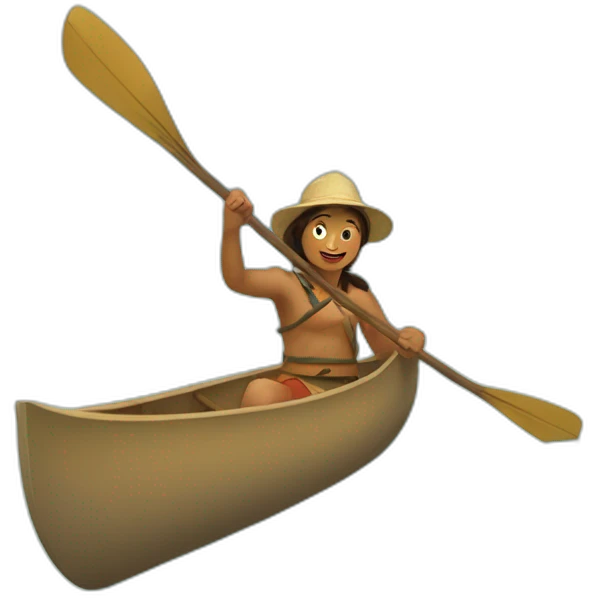 Canoë kayka emoji