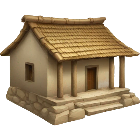 Ancient house emoji