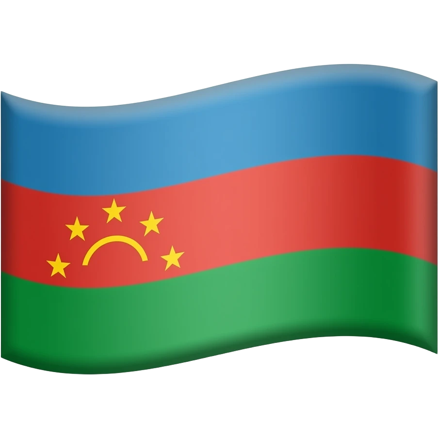 Dagestan flag emoji