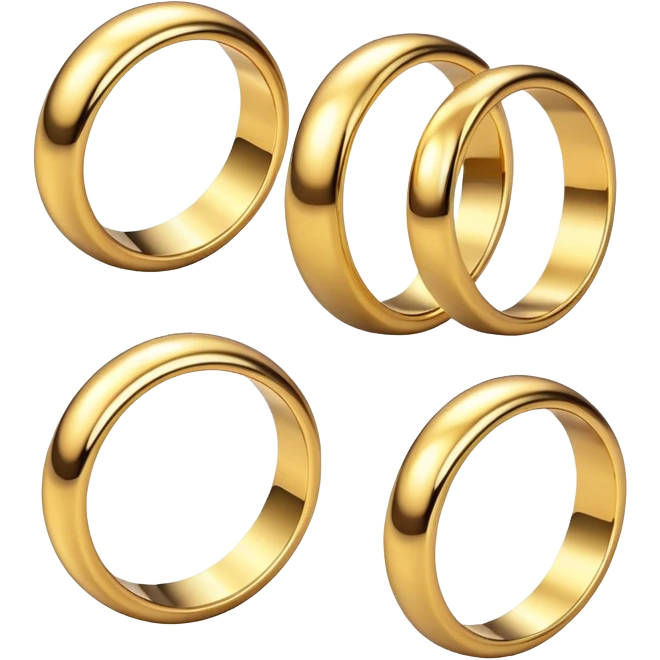 gold rings emoji