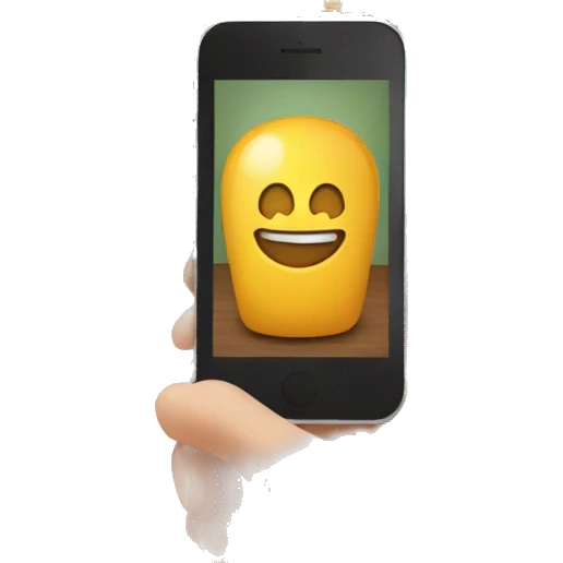 an image representing an order being received by a picker in a grocery store on a mobile device, ready to start picking emoji