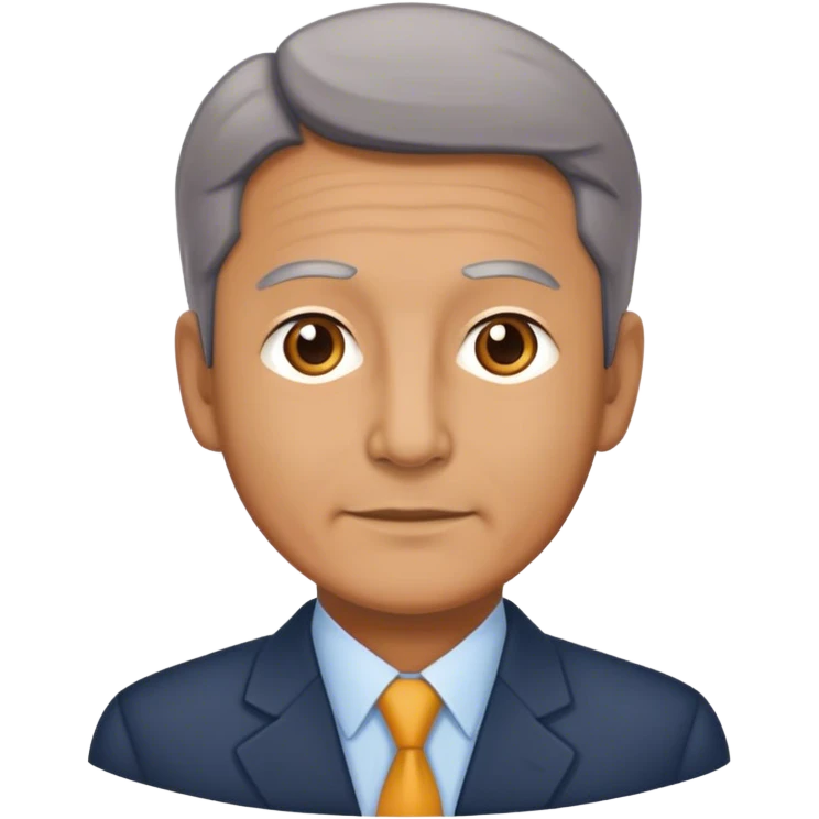 a civil servant in his 50s emoji