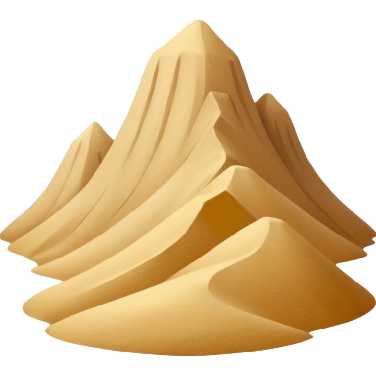 sand mountains emoji