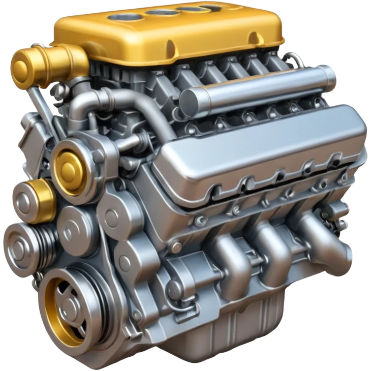 simplistic car engine emoji