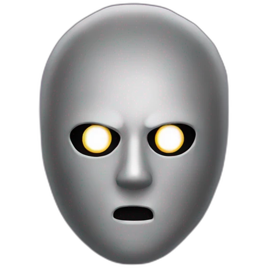 Scary movie mask emoji