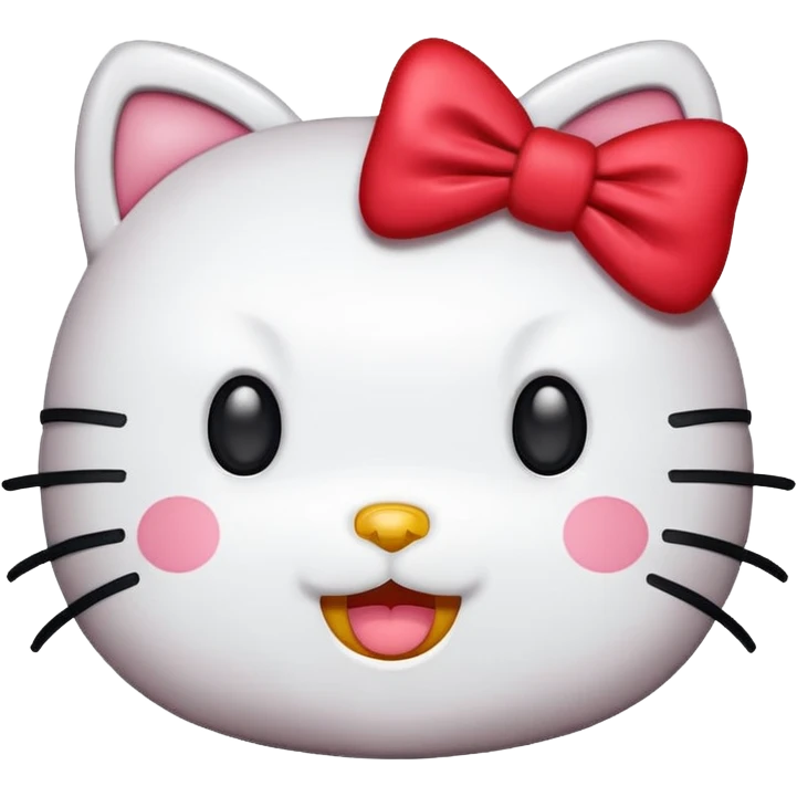 As un emoji de Hello Kitty emoji