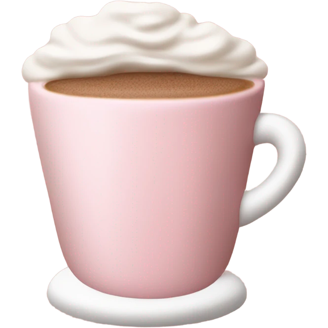 pink coffee emoji