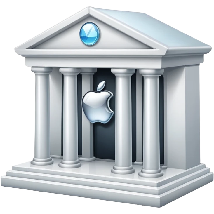 glitter white bank emoji