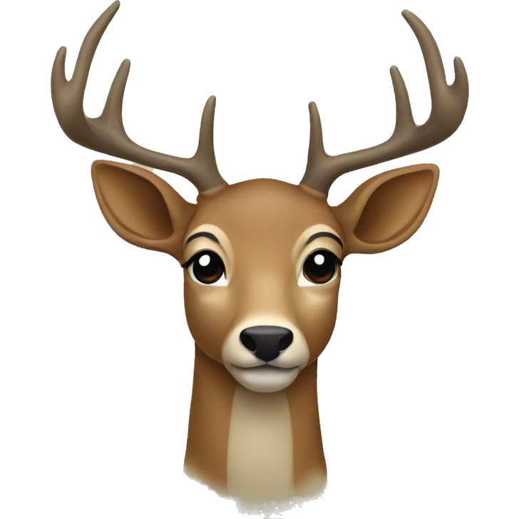 Deer with boe  emoji