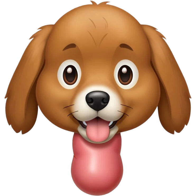 Dog with penis emoji