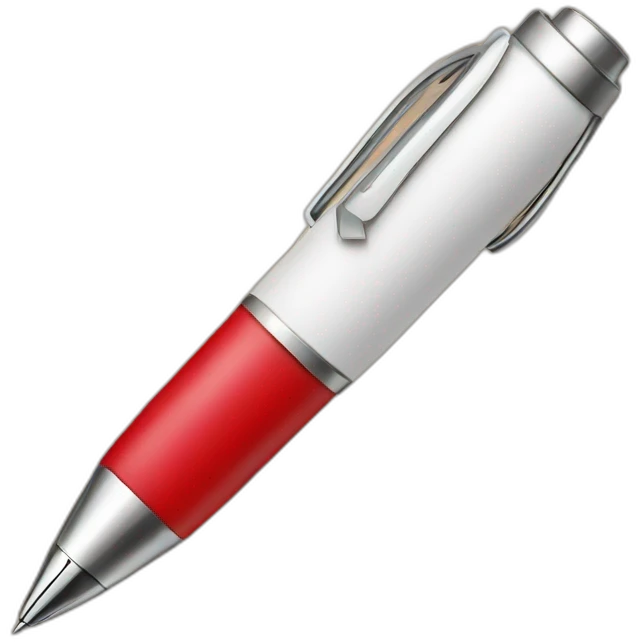 red pen emoji