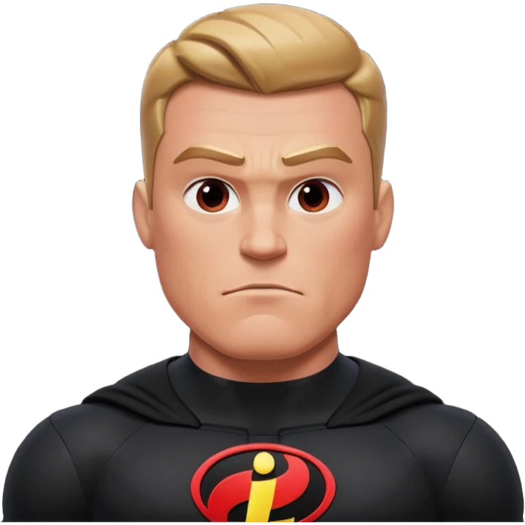 Mr. Incredible from The Incredibles Movie emoji