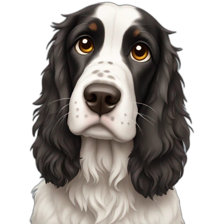 Springer spaniel sad emoji