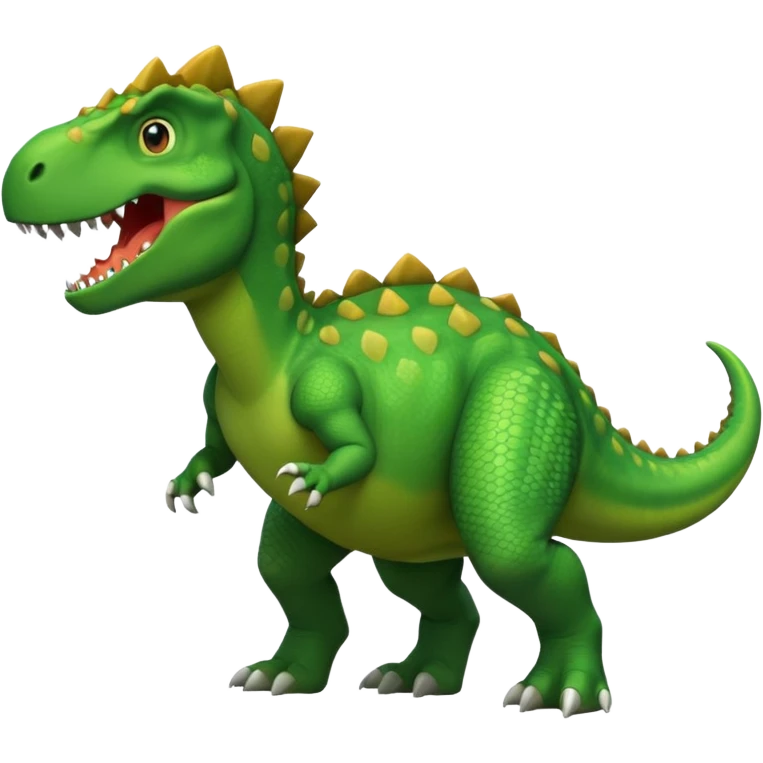 Dinosaur hitting the griddy emoji