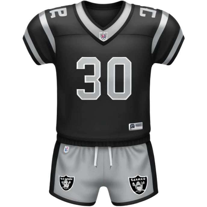Raiders baby outfit emoji