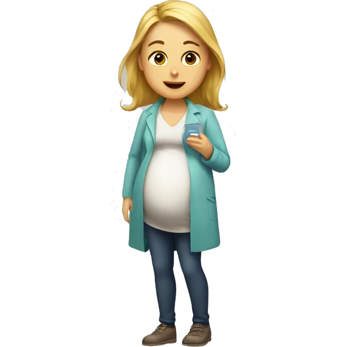 Pregnant test emoji