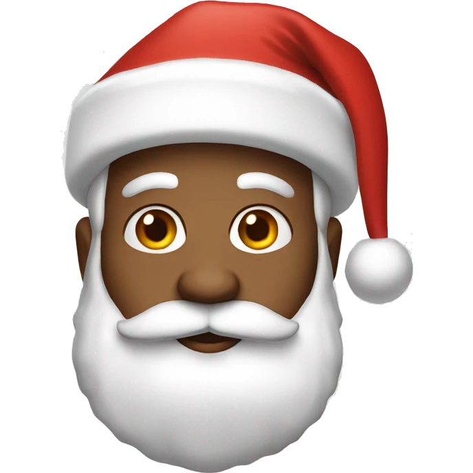 santa claus with a perfect jawline emoji