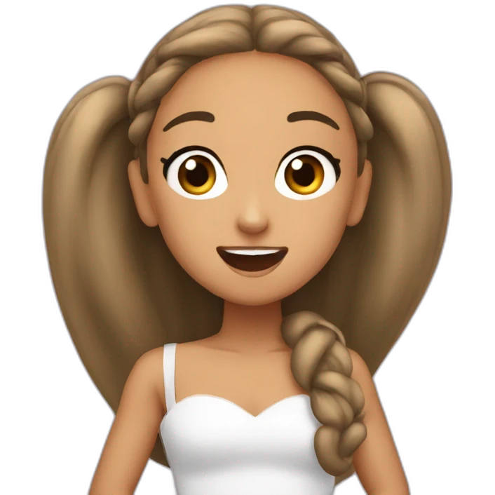 ariana grande singing emoji