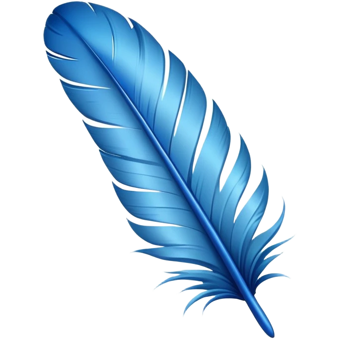 air blue feather emoji
