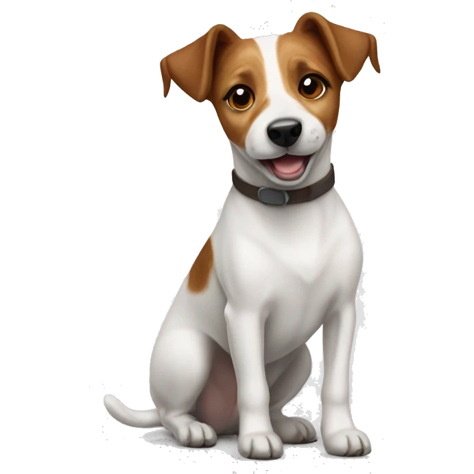 jack russell dog emoji