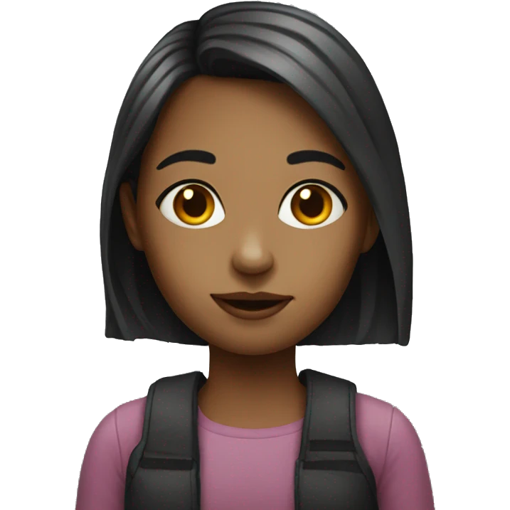 realistic portrait of girl emoji