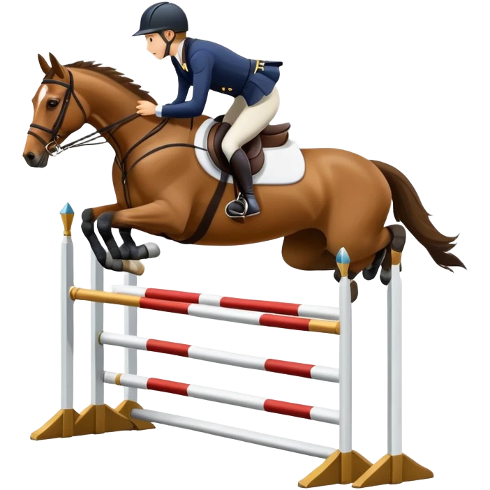 show jumping emoji