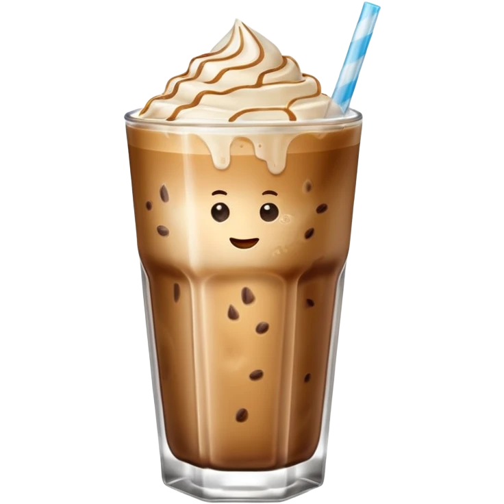 iced latte coffe emoji