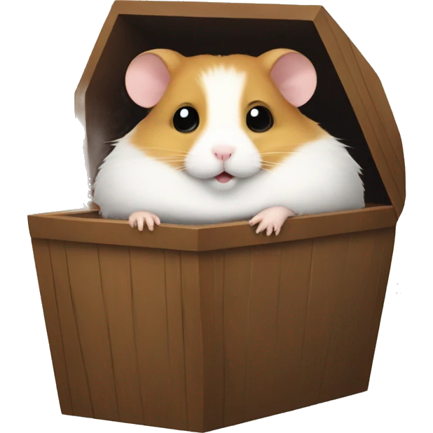 hamster in a coffin emoji