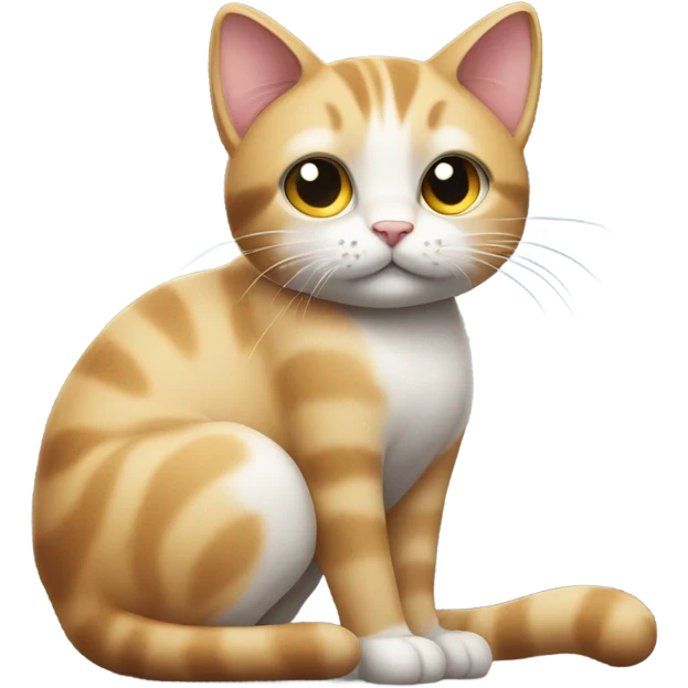 Cat sitting emoji