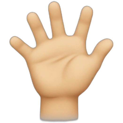 2 hand left and right emoji