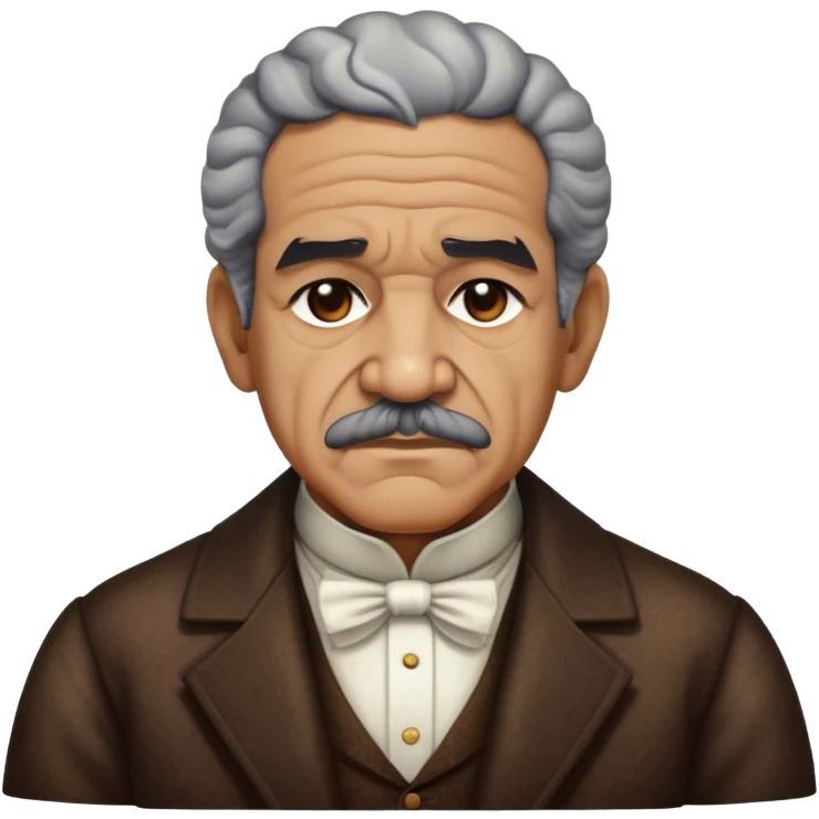 Cinematic Realistic Gabriel García Márquez Portrait Emoji, depicted as a visionary writer with a contemplative gaze in period attire, rendered with rich textures and warm literary lighting that captures his magical realism legacy. emoji