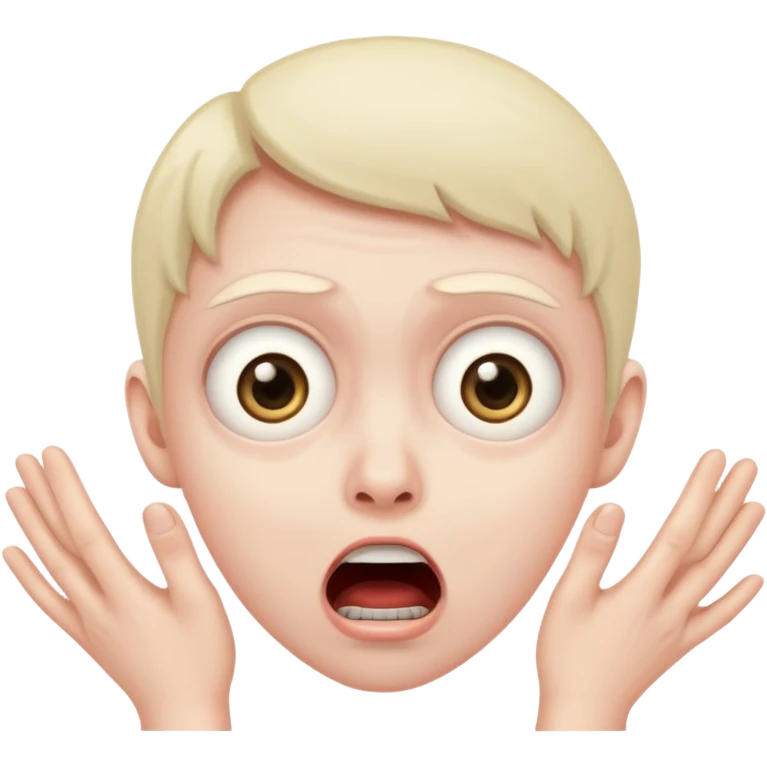 Terrified emoji