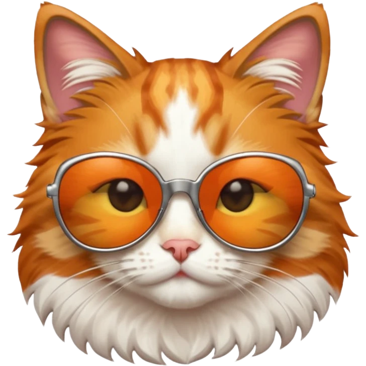 Cat wearing sunglasses emoji