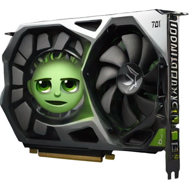Nvidia 4090 rtx video  card emoji