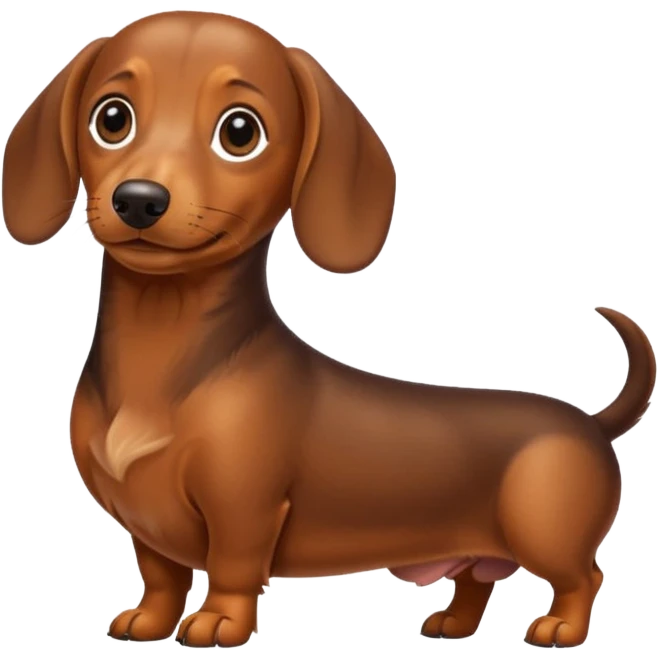 Perro salchicha emoji